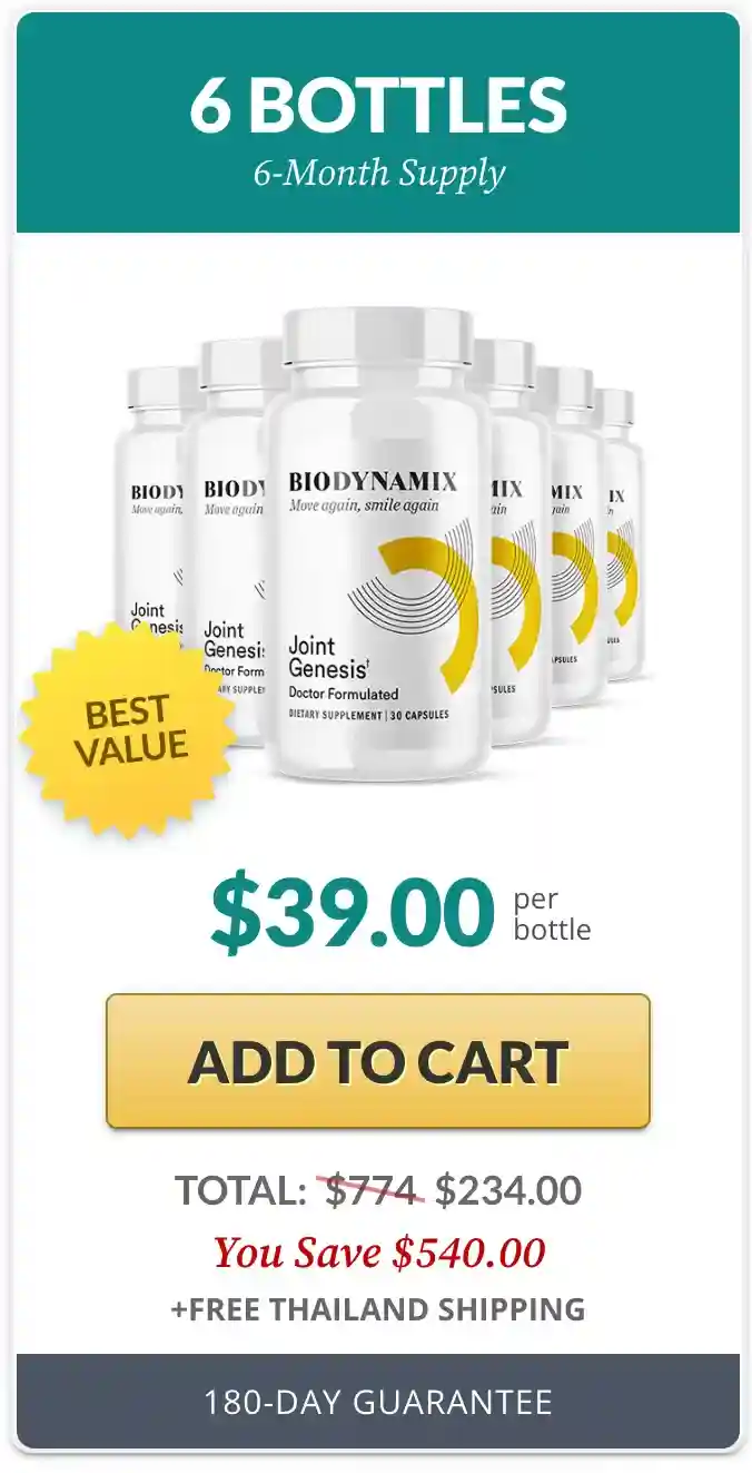 Joint Genesis Biodynamix  - 6 Bottles